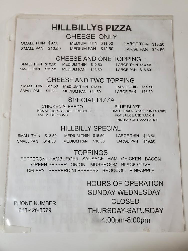 Hillbilly's Pizza 4 Breadstick